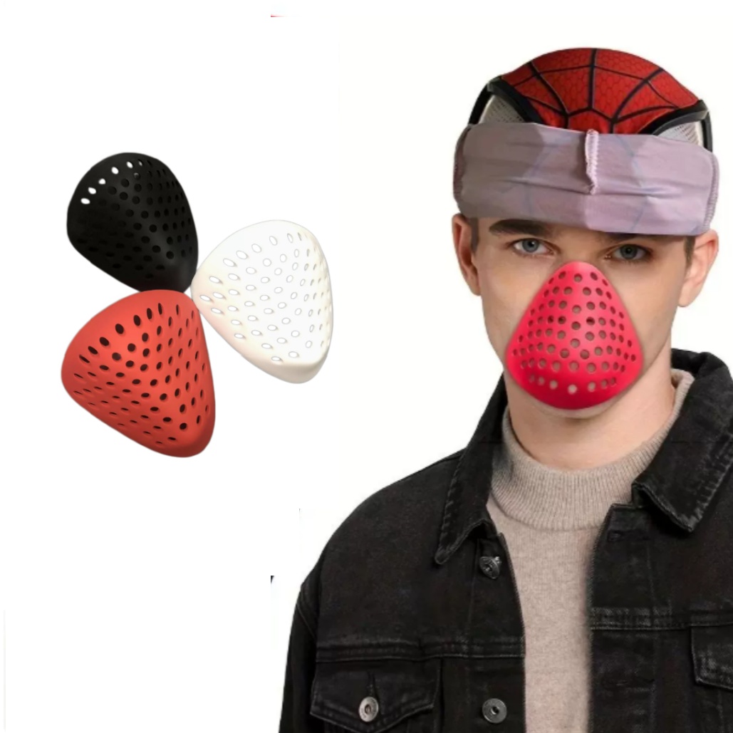 Half Face Mask 3D Spider Anime - Silicone Mask Bracket 评论和价格