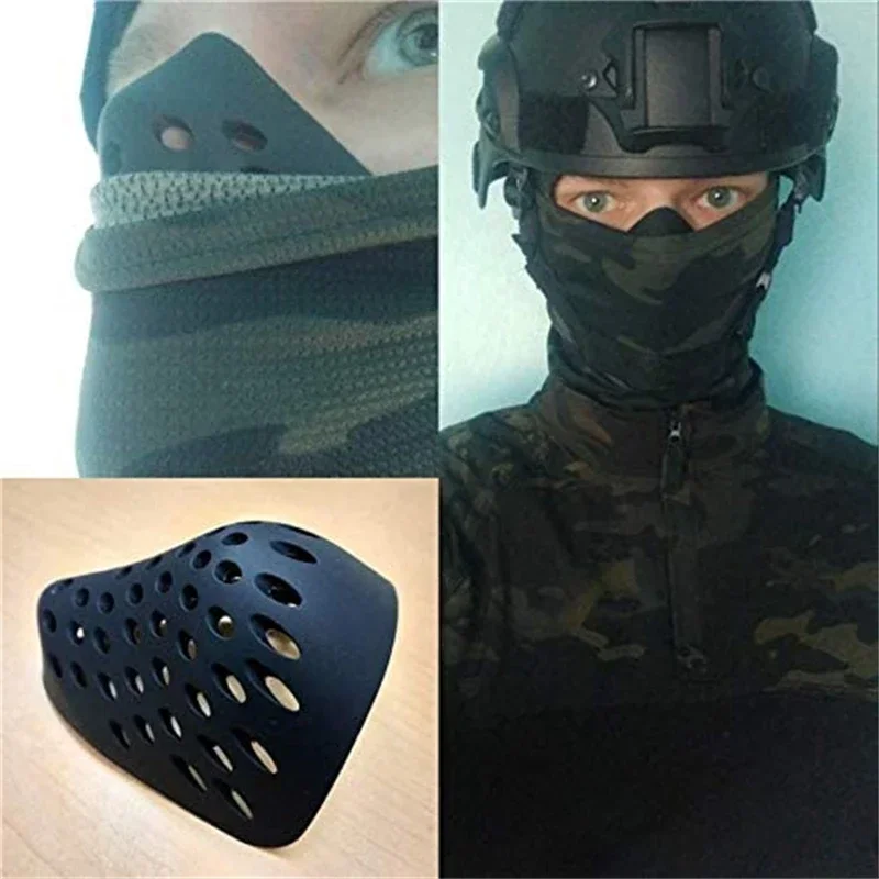 HalloweenHalf Face Shell Nose  - Silicone Mask Bracket 评论和价格