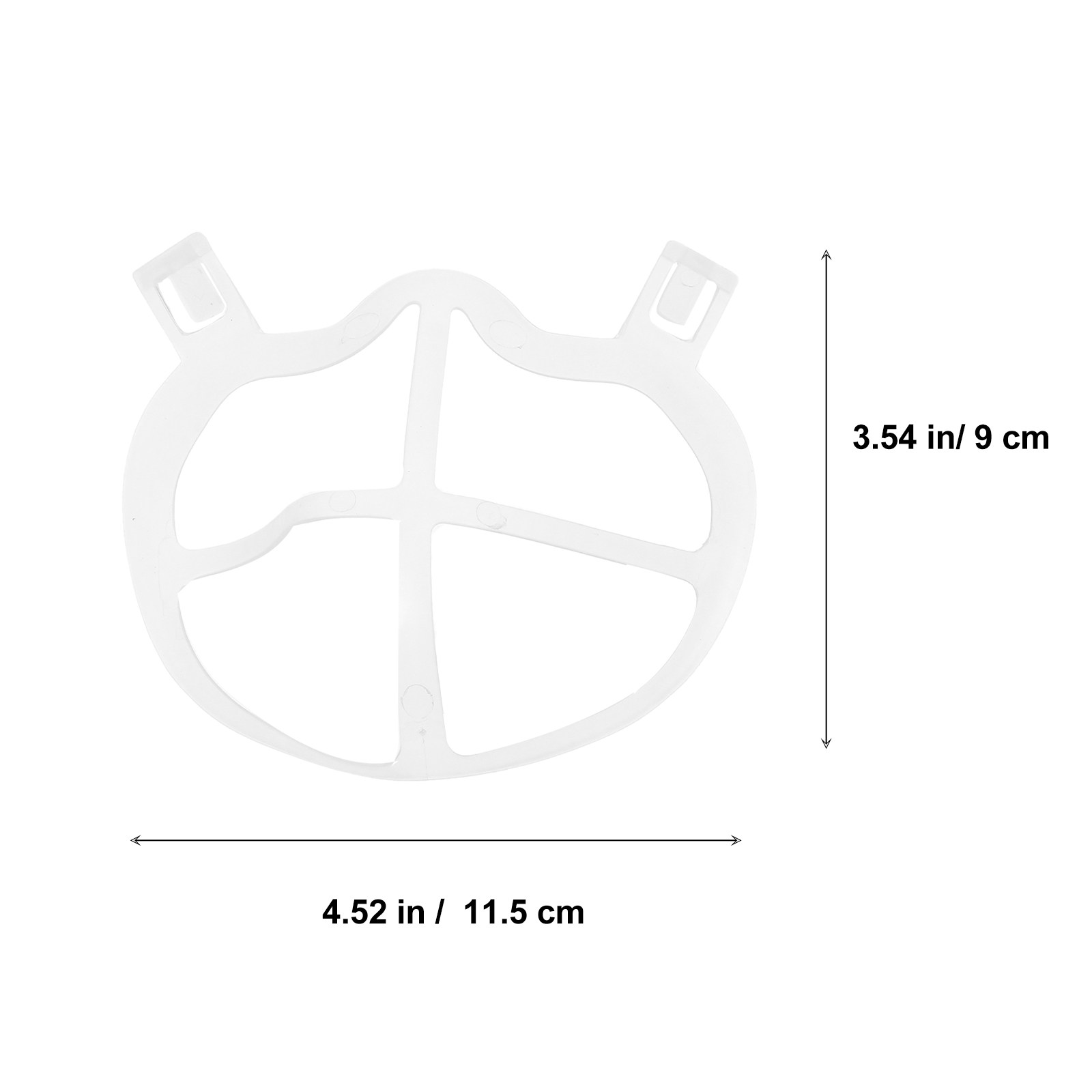 10Pcs Ultra-Thin Breathable Si - Silicone Mask Bracket 评论和价格